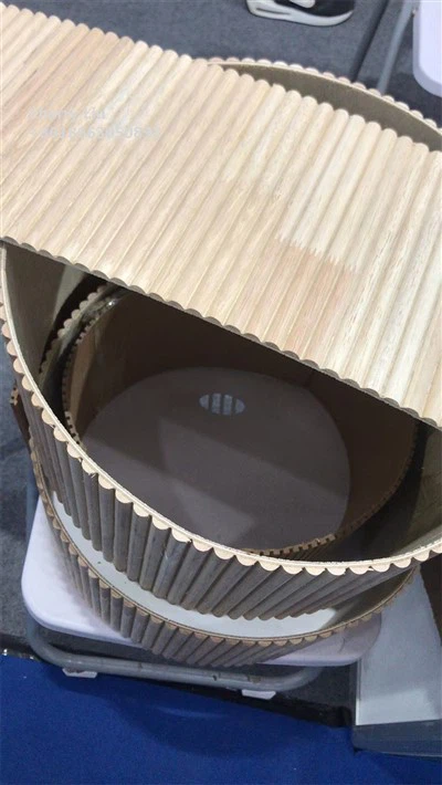 柔軟なMDF湾曲したスラット木製壁パネル